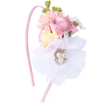 Flowers Headpiece Toothed Antiskid Hair Band Hair Clasp