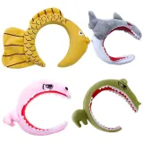 Cute Cartoon Goldfish Crab Headband Handmade Headdress