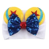 Sequins Ear Hair Band Headpiece Toothed Antiskid Hair Band Hair Clasp