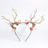 Christmas Antlers Headpiece Toothed Antiskid Hair Band Hair Clasp