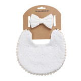 Baby Saliva Towel Suit Headpiece Toothed Antiskid Hair Band Hair Clasp