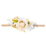 Baby Roses Flower Headgear HairBand Headpiece Toothed Antiskid Hair Band Hair Clasp