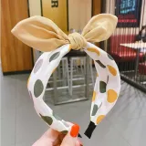 Girl Hair Accessories Bowknot Fabric Braided Headband