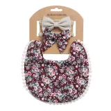 Baby Saliva Towel Decorative Pattern Suit Headpiece Toothed Antiskid Hair Band Hair Clasp