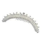 Crystal Diamond Crown Tiara Birthday Dinner Show Accessories Tiara