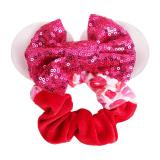 Sequins Heart Mixed Color Ears Princess Headpiece Hair Clip Hair Bands Hair Ring