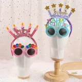 Birthday Candle Headpiece Toothed Antiskid Hair Band Hair Clasp