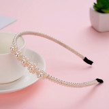 Pearl Headpiece Toothed Antiskid Hair Band Hair Clasp