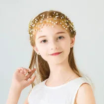 Meter Pearl Crystal Diamond Crown Tiara Birthday Dinner Show Accessories Tiara
