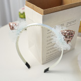 Sequined Cat Ears Headpiece Toothed Antiskid Hair Band Hair Clasp