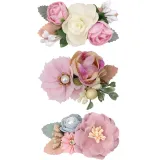 Pearl Simulation Flowers Princess Headpiece Hair Clip