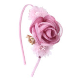 Flowers Headpiece Toothed Antiskid Hair Band Hair Clasp