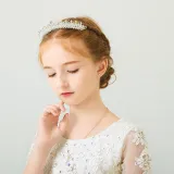 Crystal Diamond Crown Tiara Birthday Dinner Show Accessories Tiara