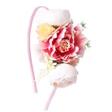 Flowers Headpiece Toothed Antiskid Hair Band Hair Clasp