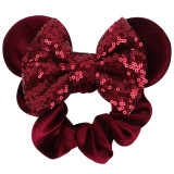 Sequins Mixed Color Ears Princess Headpiece Hair Clip Hair Bands Hair Ring