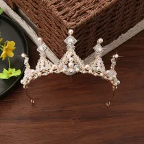 Crystal Diamond Tiara Hairpin Tiara Performance Birthday Dinner Show Accessories Tiara
