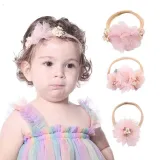 Baby Flower Headgear HairBand Headpiece Toothed Antiskid Hair Band Hair Clasp