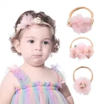 Baby Flower Headgear HairBand Headpiece Toothed Antiskid Hair Band Hair Clasp