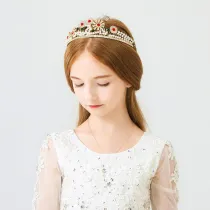 Golden Crown Tiara Birthday Dinner Show Accessories Tiara