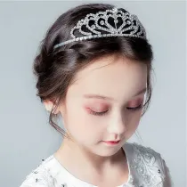 Silver Crown Tiara Birthday Dinner Show Accessories Tiara