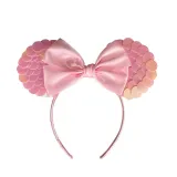 Scale Bow Ribbon Headpiece Toothed Antiskid Hair Band Hair Clasp