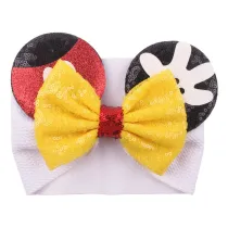 Christmas Sequins Hair Band Bowknot Headpiece Toothed Antiskid Hair Band Hair Clasp