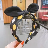 Girl Hair Accessories Bowknot Fabric Braided Headband
