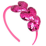 Sequins Love Headpiece Toothed Antiskid Hair Band Hair Clasp