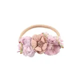 Baby Net Yarn Flower Headgear HairBand Headpiece Toothed Antiskid Hair Band Hair Clasp
