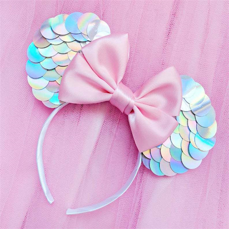Scale Bow Ribbon Headpiece Toothed Antiskid Hair Band Hair Clasp