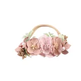 Baby Net Yarn Flower Headgear HairBand Headpiece Toothed Antiskid Hair Band Hair Clasp