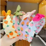 Girl Hair Accessories Bowknot Fabric Braided Headband