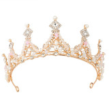 Pearl Crown Diamond Tiara Birthday Dinner Show Accessories Tiara