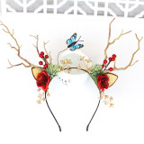 Christmas Antlers Headpiece Toothed Antiskid Hair Band Hair Clasp