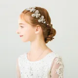 Butterfly Diamond Tiara Birthday Dinner Show Accessories Tiara