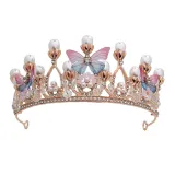 Crystal Diamond Tiara Hairpin Tiara Performance Birthday Dinner Show Accessories Tiara