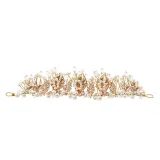 Crystal Pearls Crown Performance Birthday Dinner Show Accessories Tiara