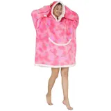 Adult Stars Wearable Oversized Sherpa Blanket Hoodie Sweatshirt Super Soft Warm Plush Hooded Blanket
