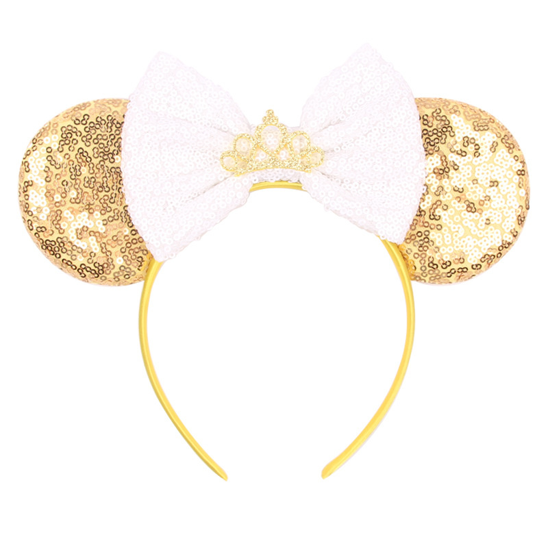 Bowknot Crown Headpiece Toothed Antiskid Hair Band Hair Clasp