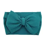 Pure Color Wide Bowknot HairBand Headpiece Toothed Antiskid Hair Band Hair Clasp