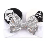Sequins Ear Hair Band Headpiece Toothed Antiskid Hair Band Hair Clasp