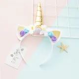 Unicorn Headpiece Toothed Antiskid Hair Band Hair Clasp