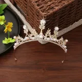 Crystal Diamond Tiara Hairpin Tiara Performance Birthday Dinner Show Accessories Tiara