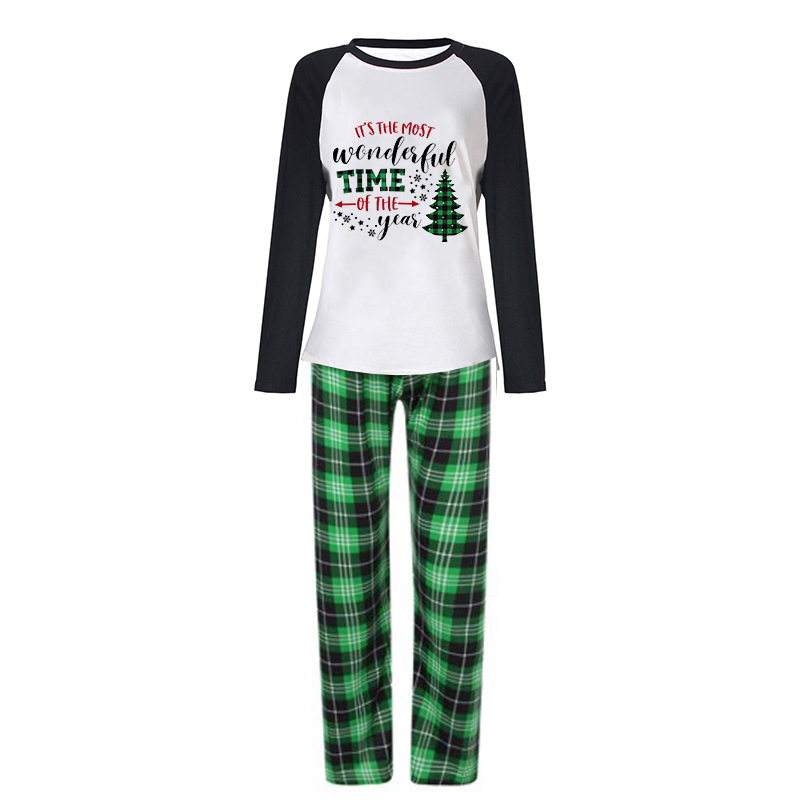 Plus Size Jammies For Your Families® Christmas Kitsch Wonderful Time of  The Year Pajama Set