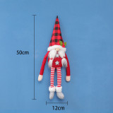Christmas Forest Old Man Curtain Buckle Faceless Doll Window Curtain Tie Rope Creative Door Hanging Decoration