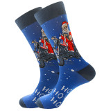 Adults Christmas Socks Santa Claus Winter Warm Compression Socks Christmas Gifts