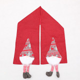 Christmas Tablecloth Faceless Doll Table Flag for Christmas Decorations