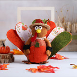 Thanksgiving Harvest Festival Pumpkin Turkey Shape Faceless Gnome Doll For Christmas Ornaments