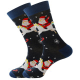 Adults Christmas Socks Santa Claus Winter Warm Compression Socks Christmas Gifts