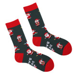 Adults Christmas Casual Socks Santa Claus Letter Winter Warm Socks Christmas Gifts